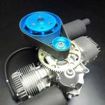 DLE200 200CC Gasoline Engine Paramotor Standard Muffler Version Premium Muffler Long Service Life High Power Low Vibration UAV